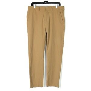 J.Crew Thompson FLEX TECH Tapered Leg Khaki Chino Pants Men's 33 X 32